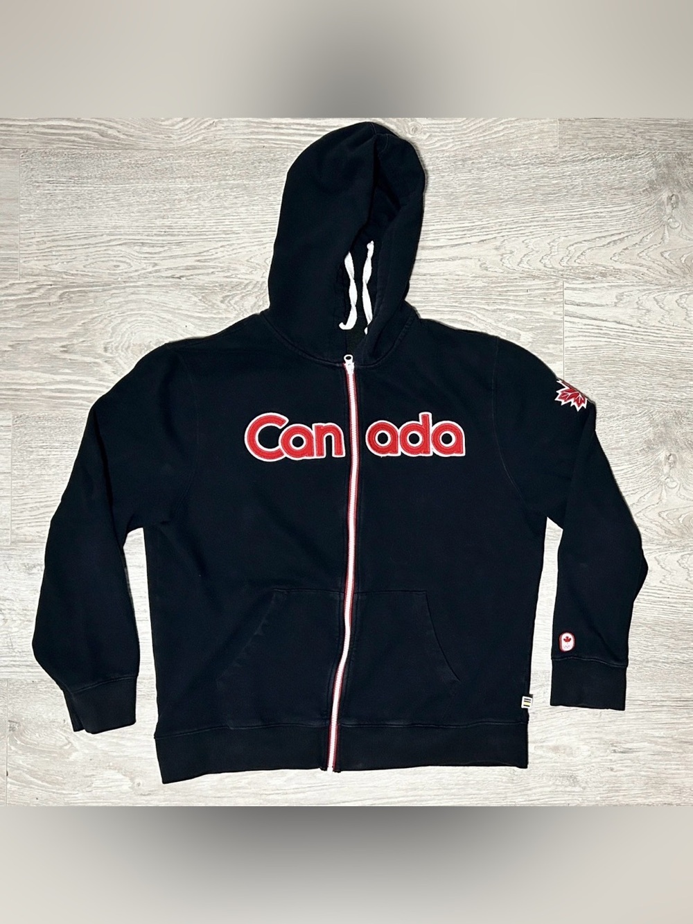Vintage Hudson Bay Company Team Canada Olympics Men’s Zip-Up Sweater